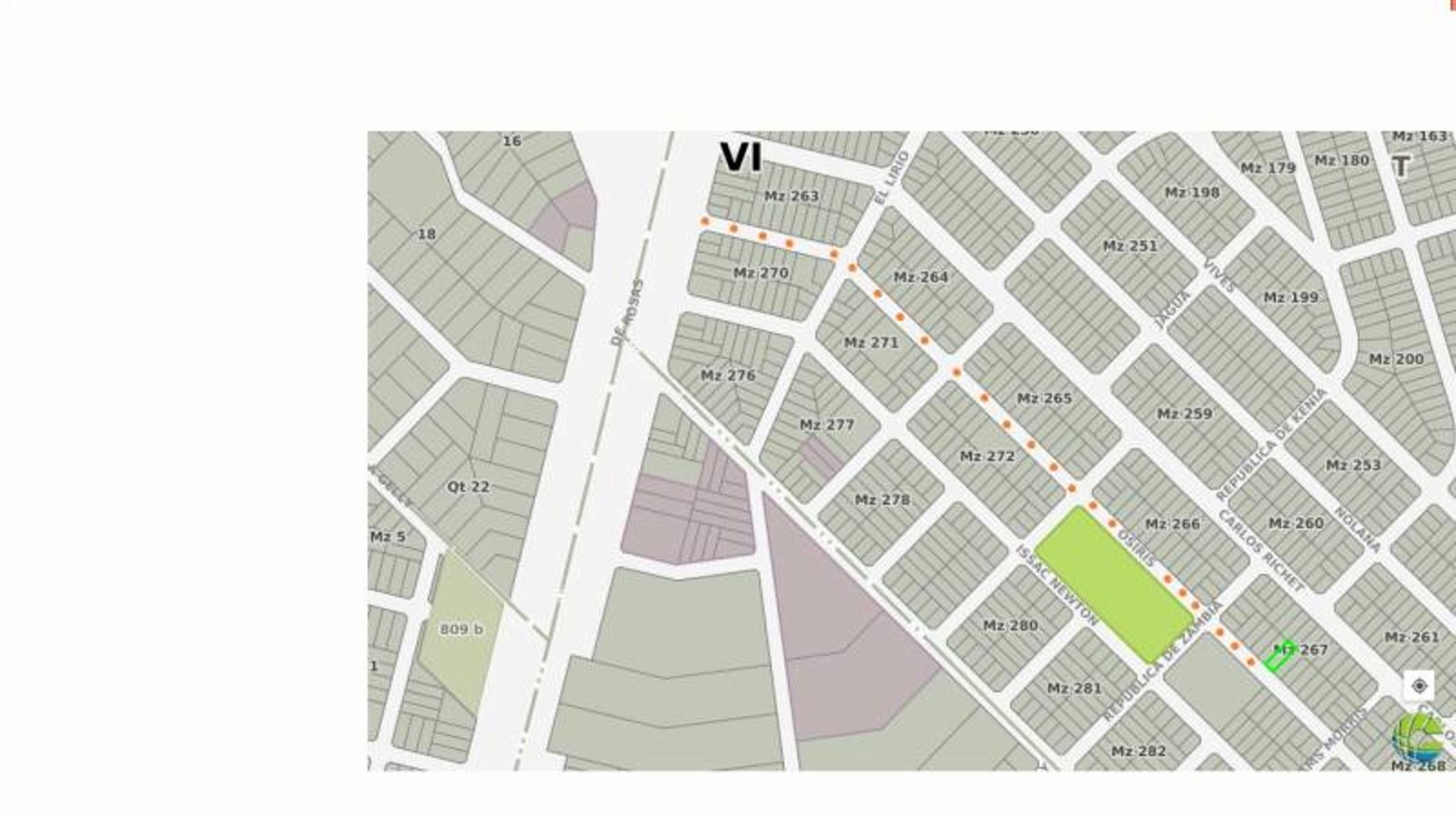 TERRENO EN VENTA, CON MEJORAS, VIRREY DEL PINO.