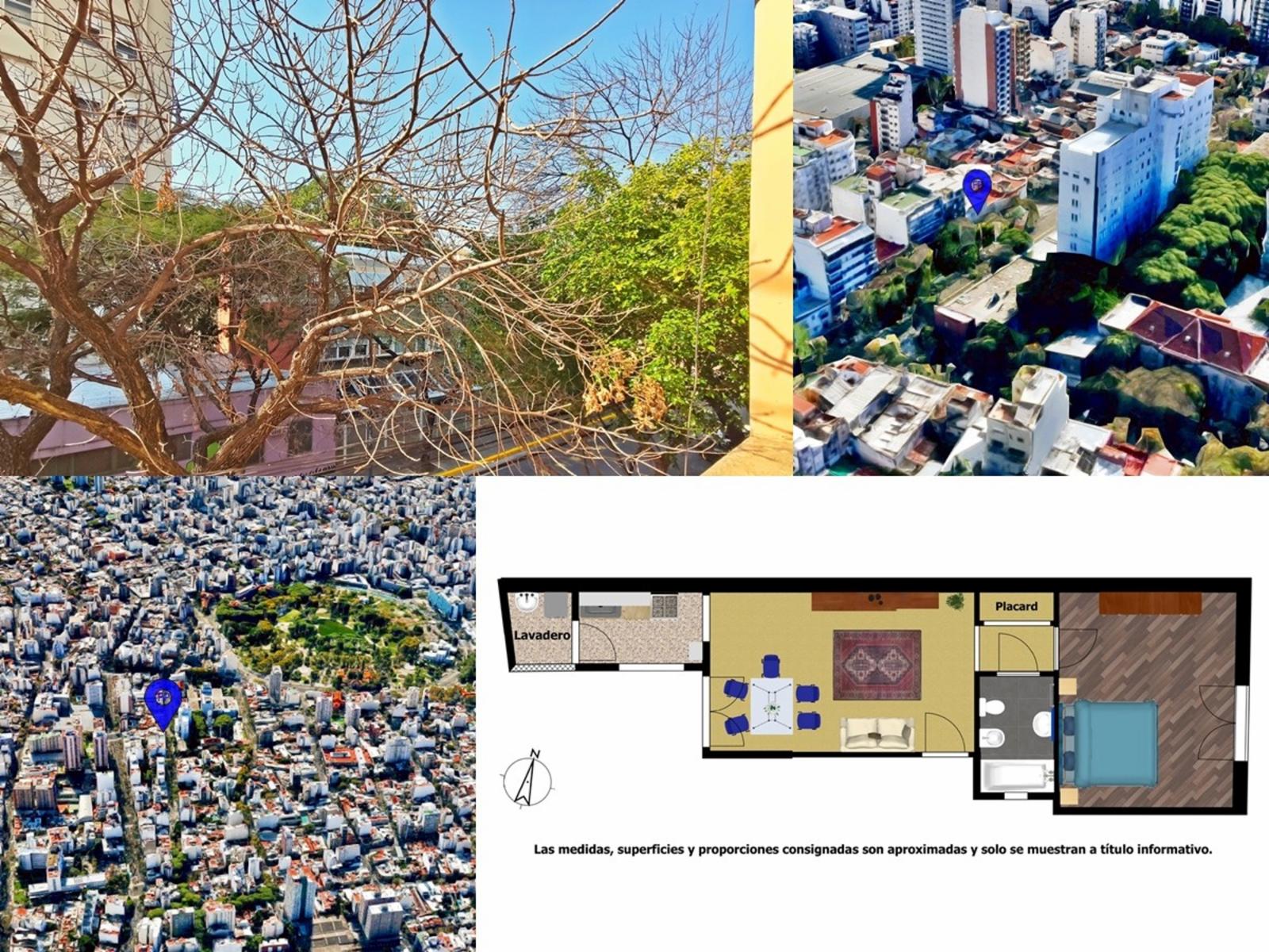 Apto Crédito listo para escriturar y mudarse, Departamento 2 Ambientes a metros del Pque. Centenario. y 6 cuadras del Parque Rivadavia.