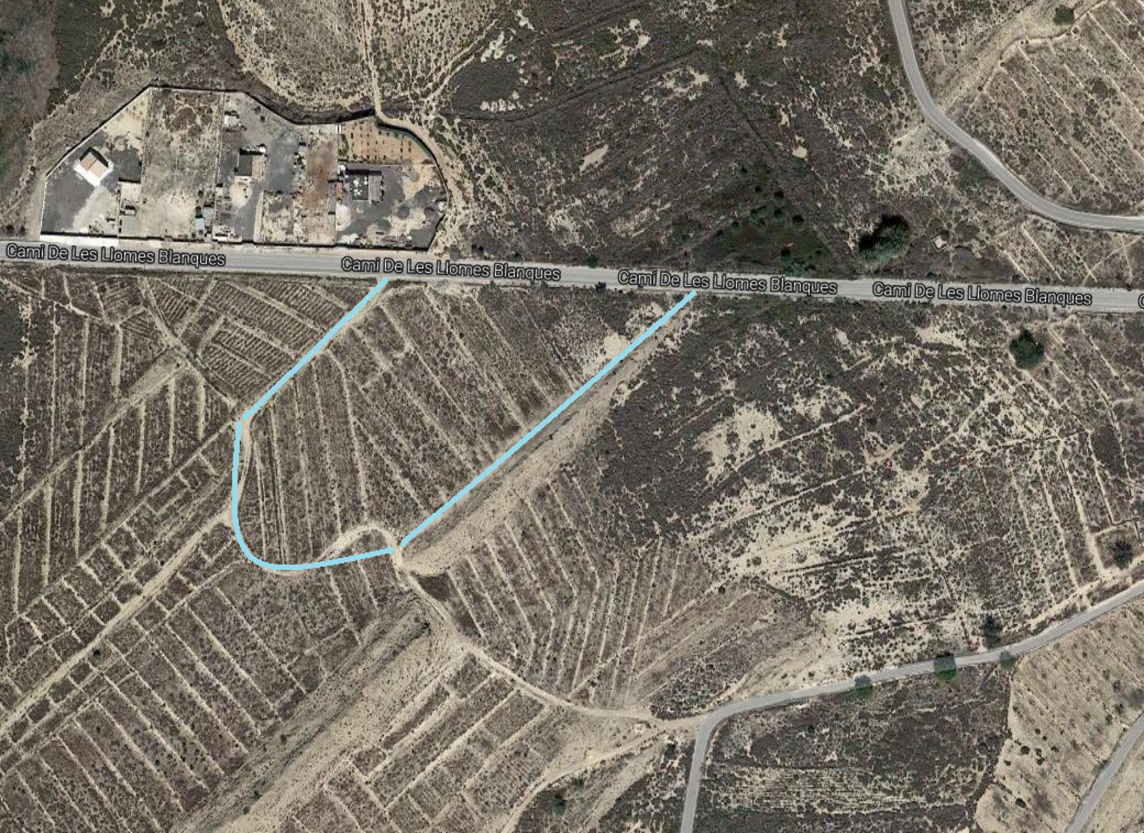 terreno rustico en partida de Font Calent