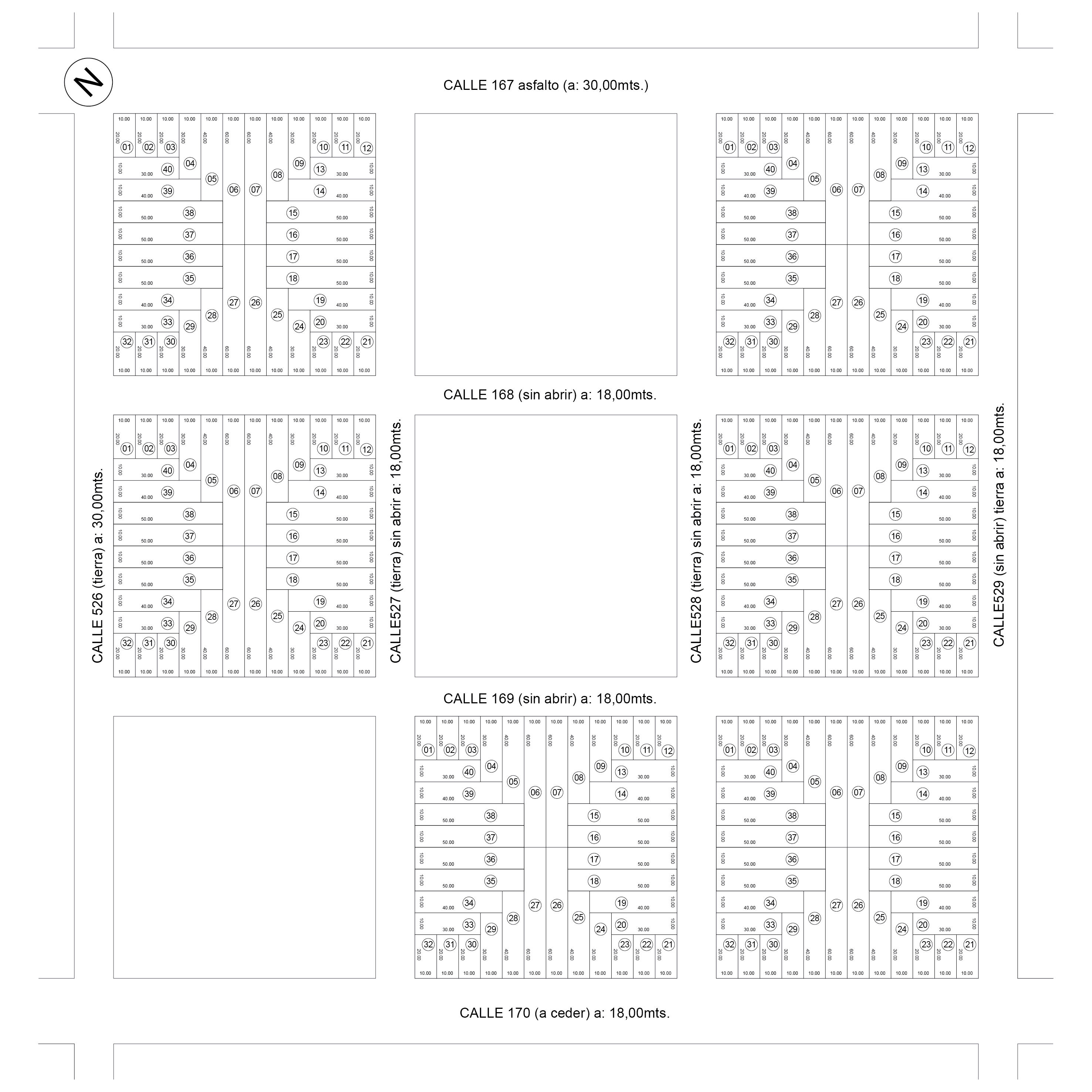 Planos de la propiedad