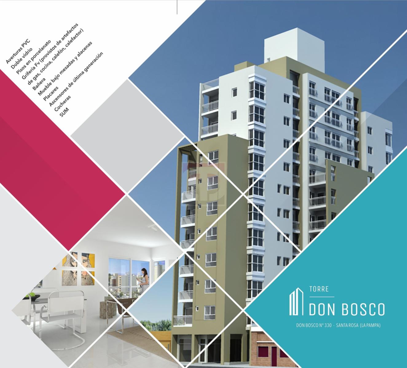 Venta departamento 1 dormitorio - 1 baño, edificio Don Bosco.