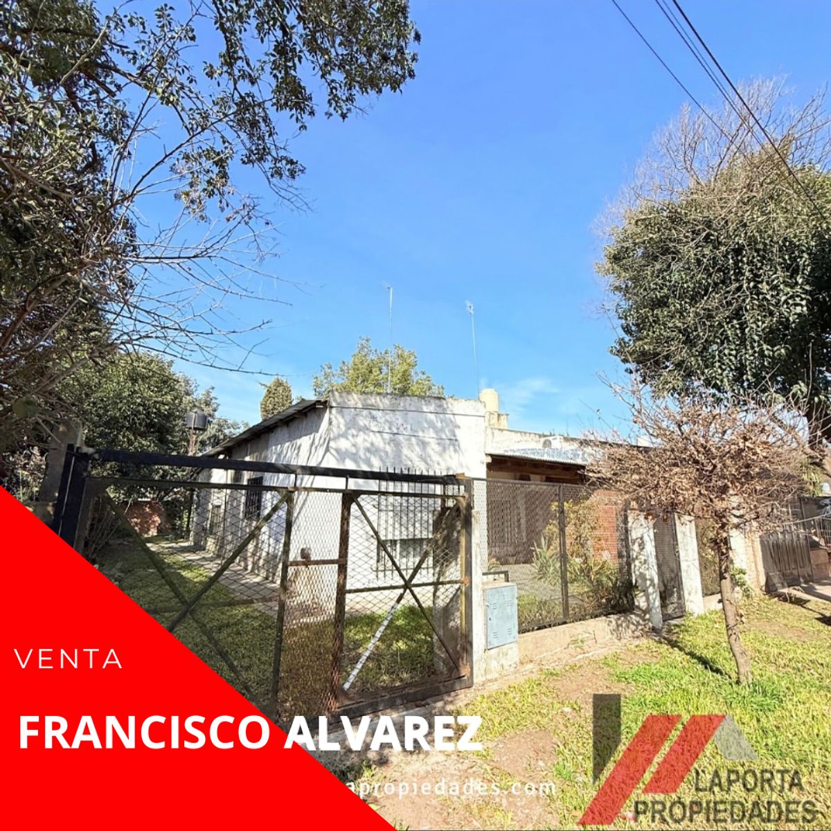 CASA A LA VENTA EN FRANCISCO ALVAREZ