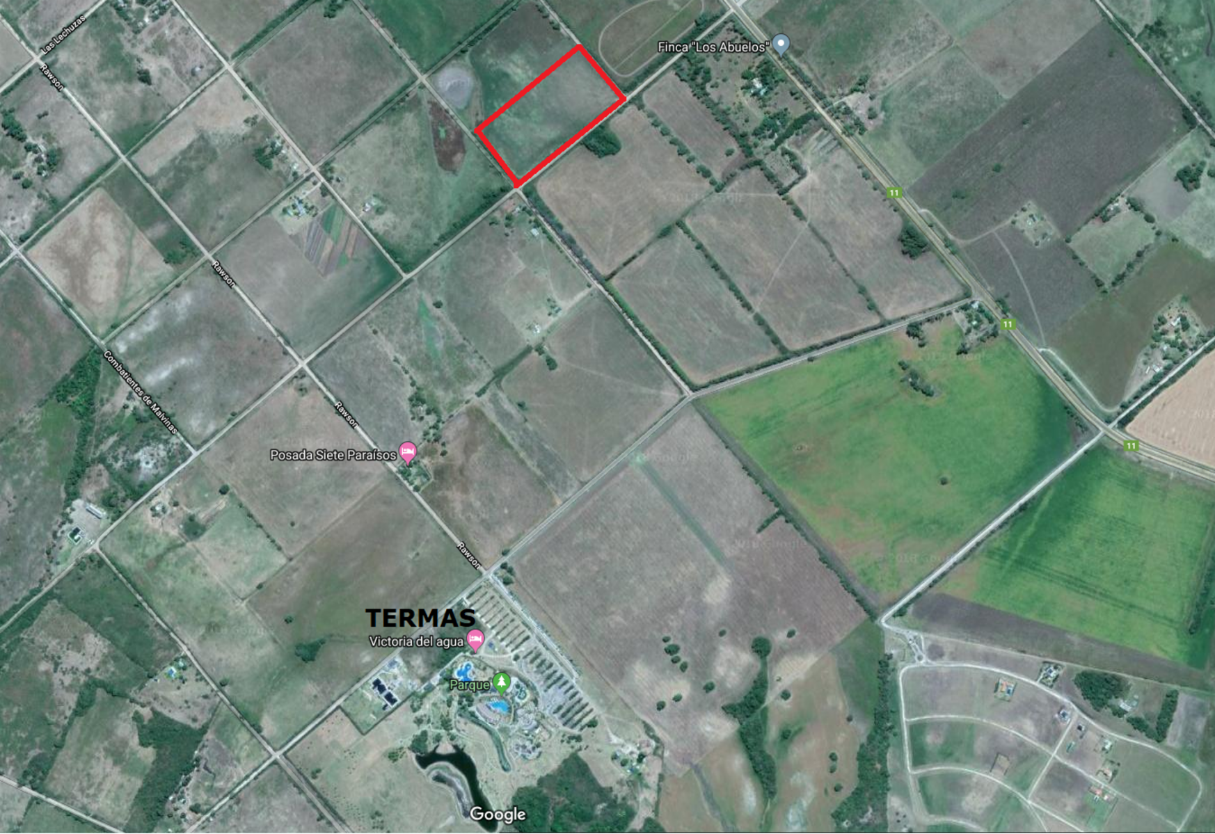 Terreno Zona Termas Victoria