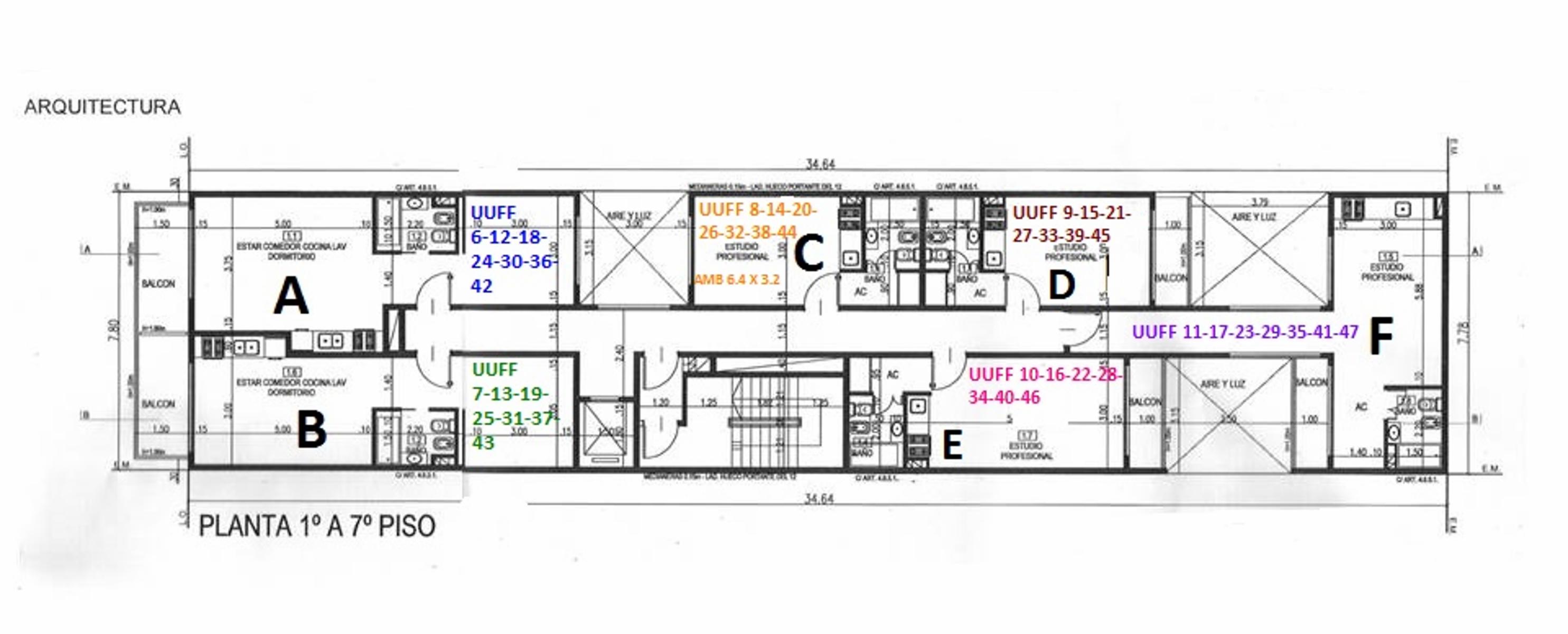 Departamentos de 2 ambientes con balcon en obra