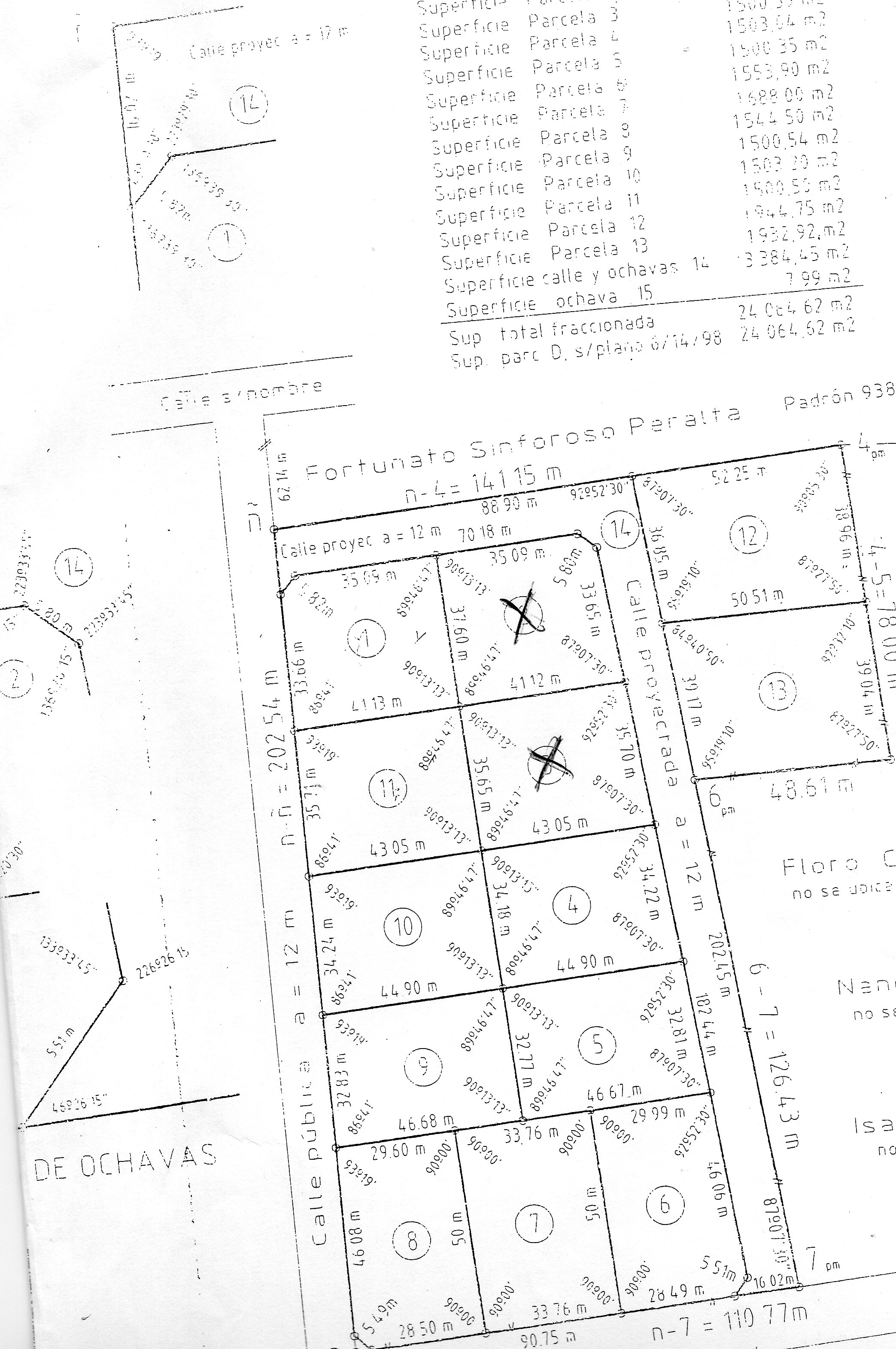 Planos de la propiedad