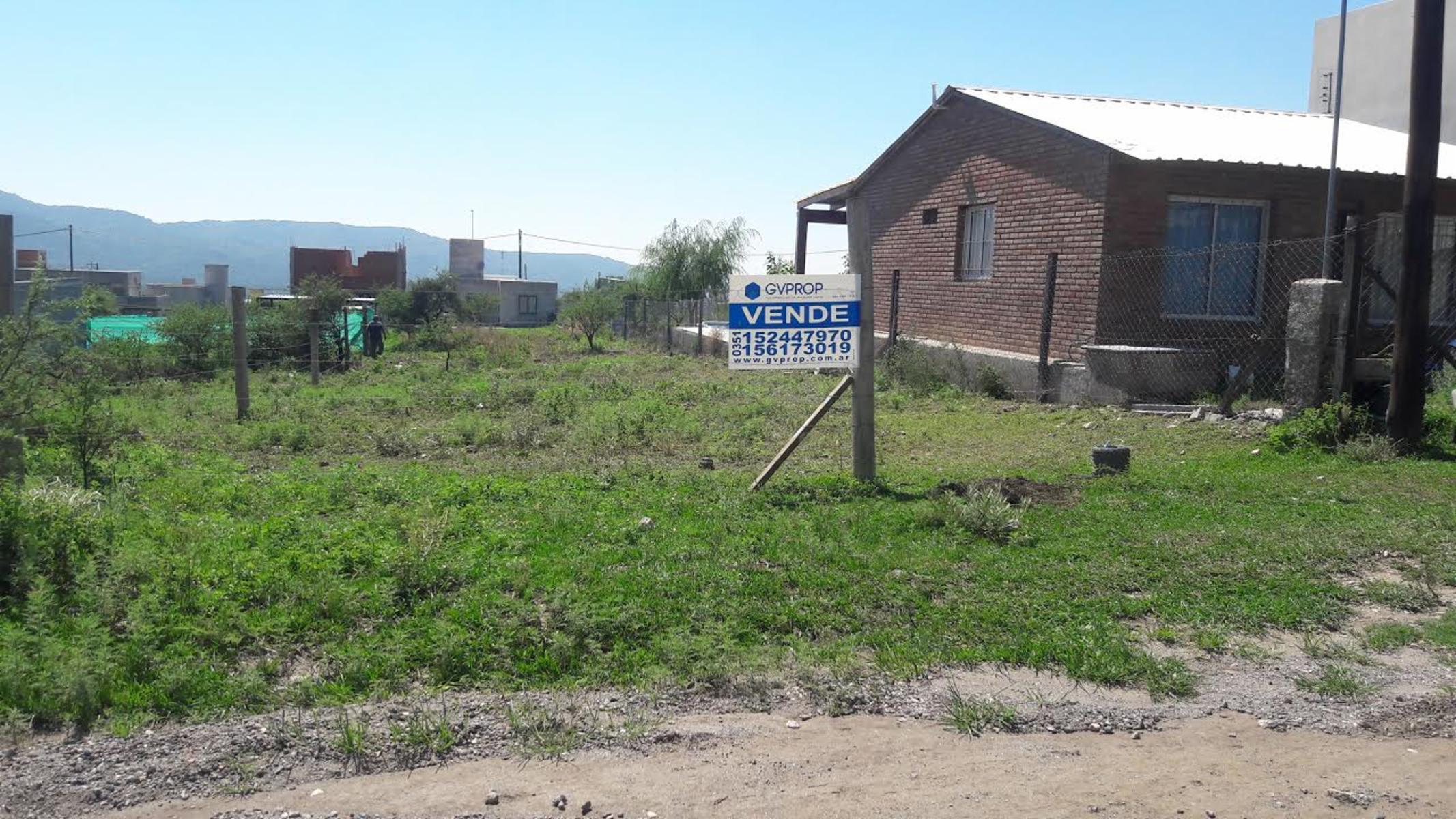 VENTA DE TERRENO EN VILLA SAN NICOLAS- Malagueño- Córdoba