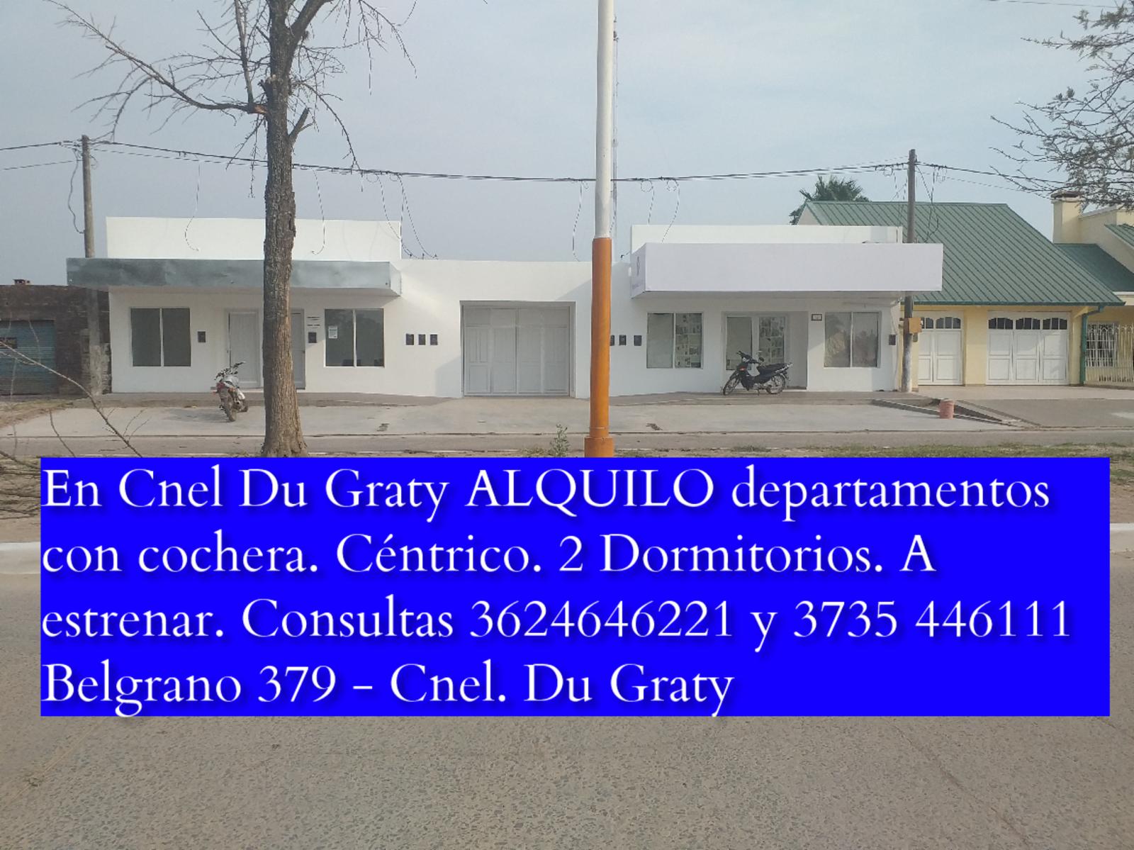 Se Alquilan Departamentos - Coronel Du Graty - Chaco