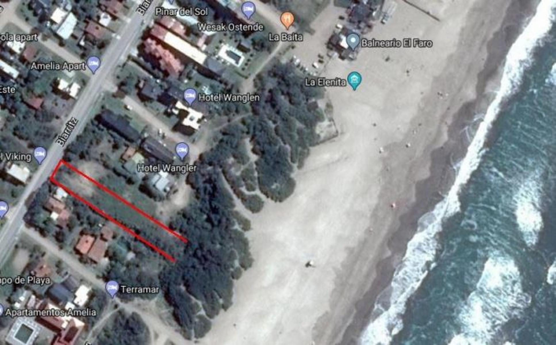 2 lotes Multifamiliares, linderos sobre el mar. Lote Multifamiliar en Venta Pinamar