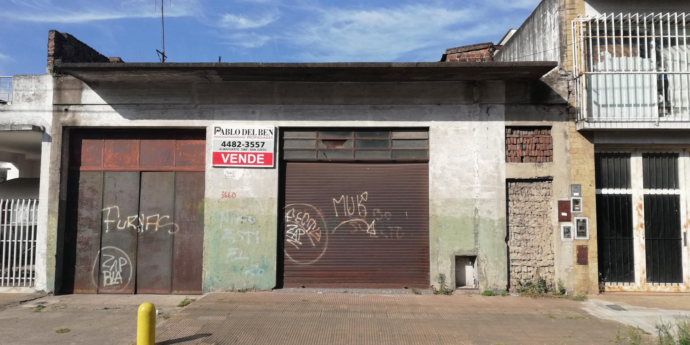 GALPÓN EN SAN JUSTO CON POSIBILIDAD DE SEGUIR CONSTRUCCIÓN