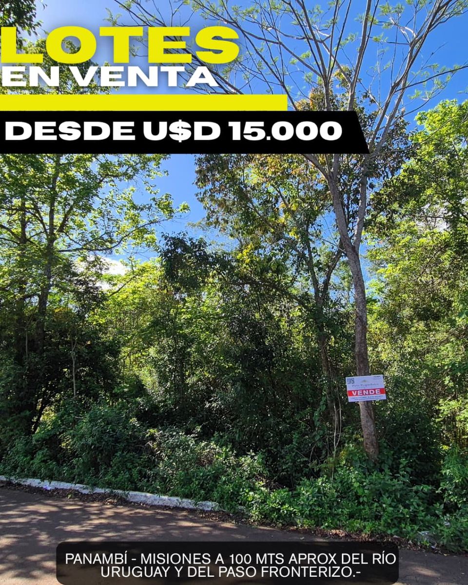 TERRENOS EN VENTA EN PANAMBÍ MISIONES