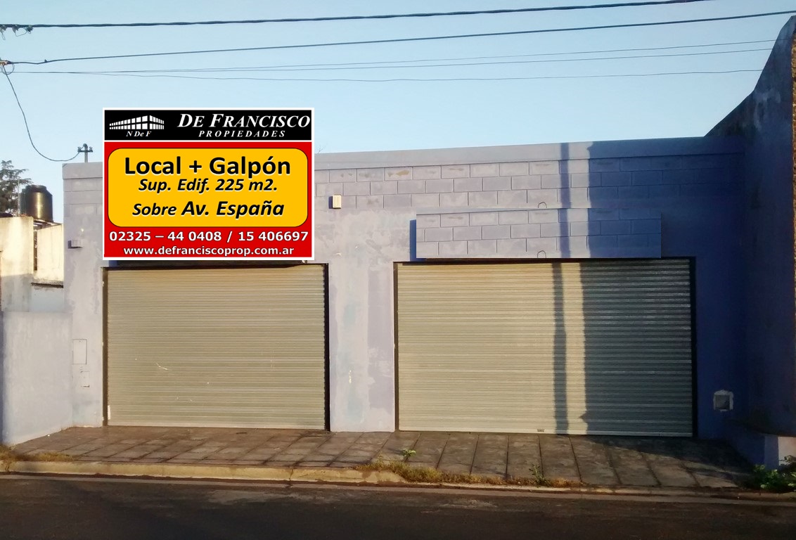 SE VENDE LOCAL COMERCIAL + GALPÓN EN SAN ANDRES DE GILES