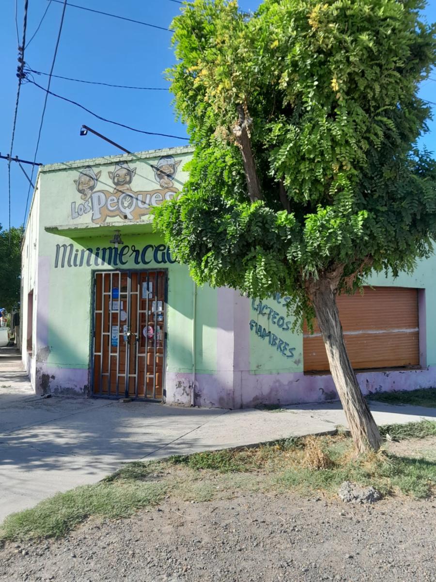 Buena inversión en pleno centro de Lamarque. Casa con salon comercial.