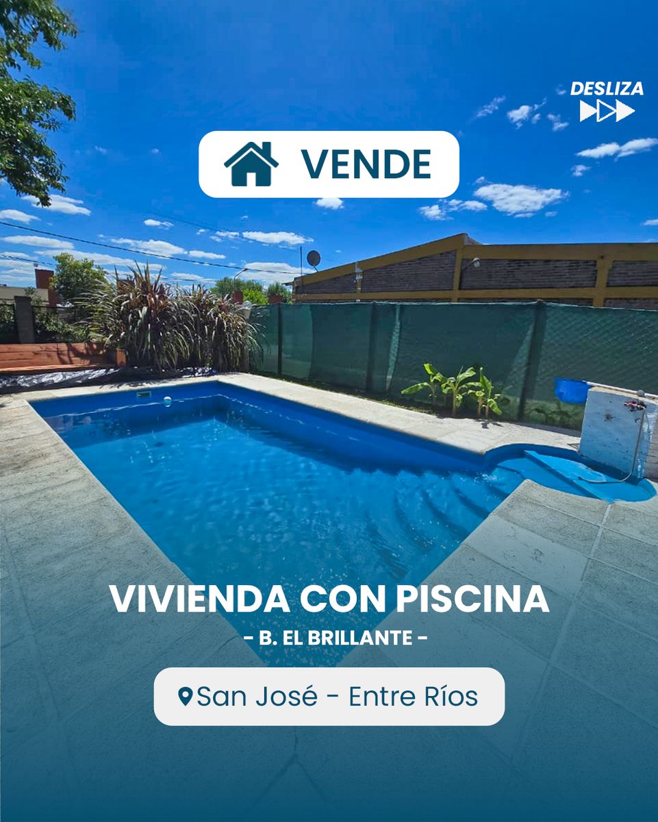 Vivienda con piscina en El Brillante San José