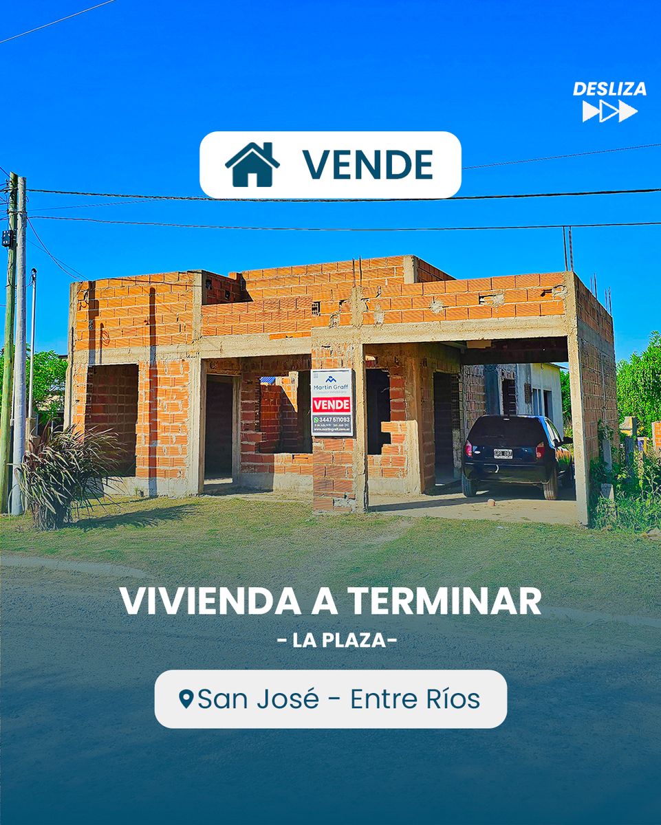 Casa en construcción en San José a terminar