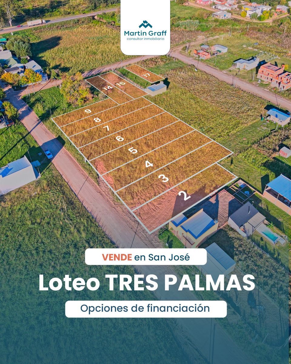 Loteo en venta en San José - oportunidad de inversión