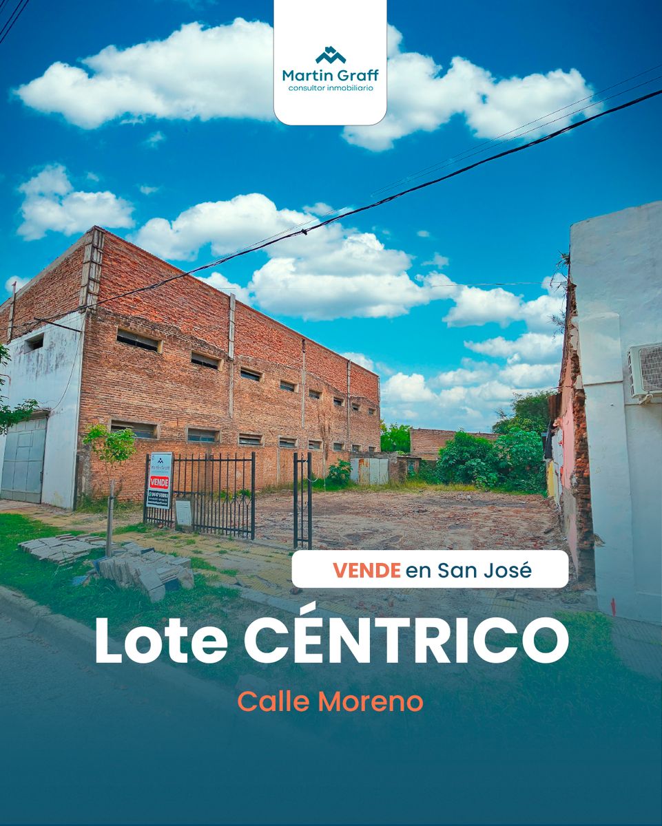 Lote en venta centro San José Entre Ríos