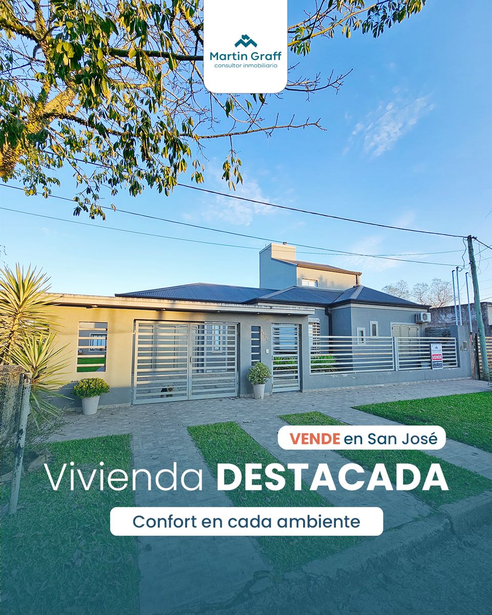 Casa en venta en San José con quincho independiente y pileta