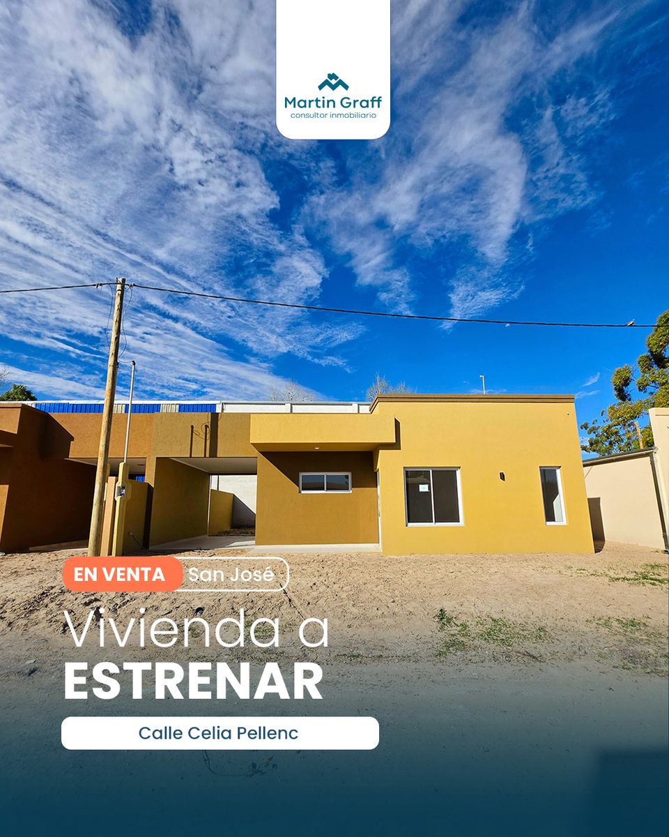 Casa a estrenar de 2 dormitorios en Celia Pellenc - San José