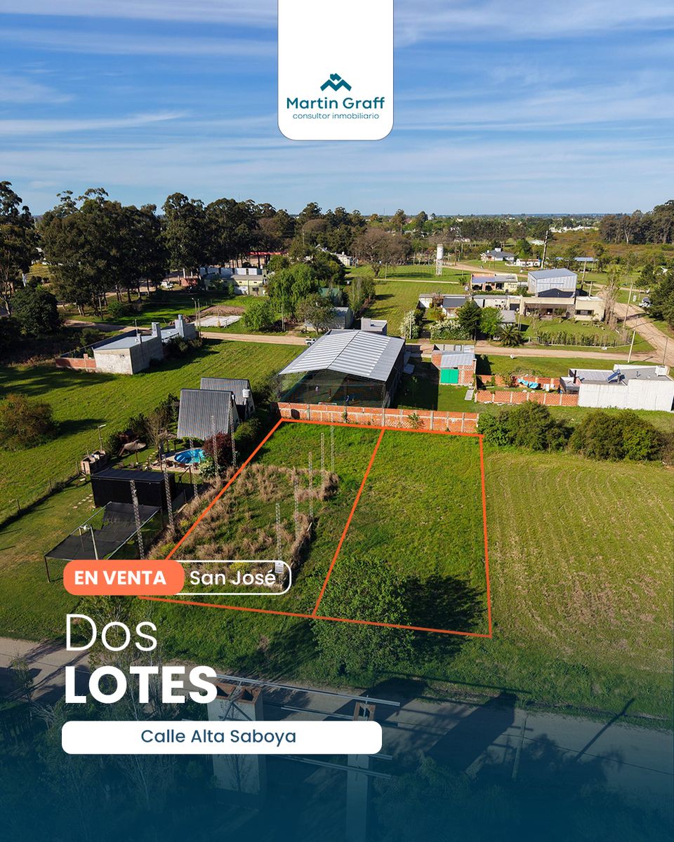 Dos lotes de 675 m² en Alta Saboya - San José