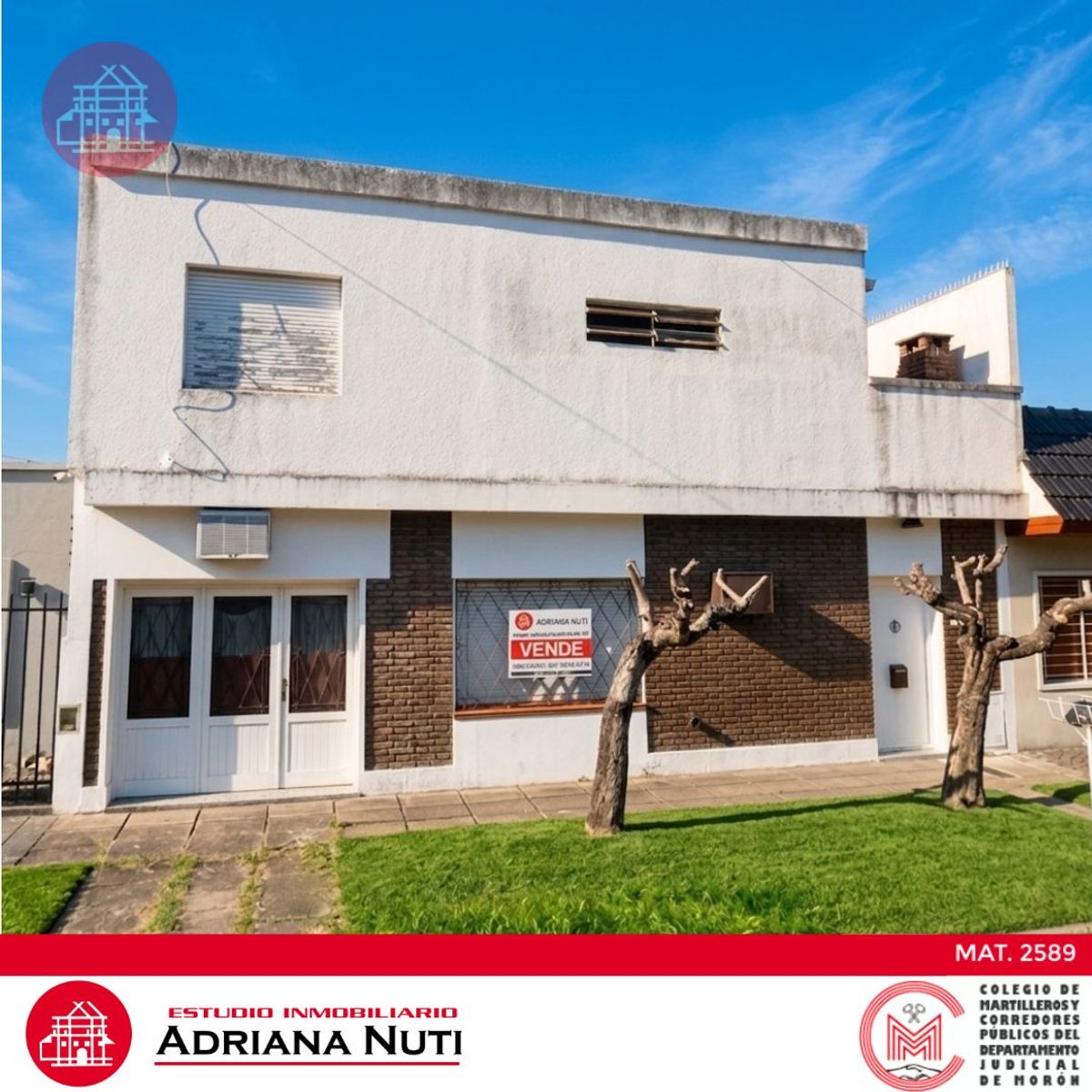 HAEDO - Casa de 3 ambientes con cochera.