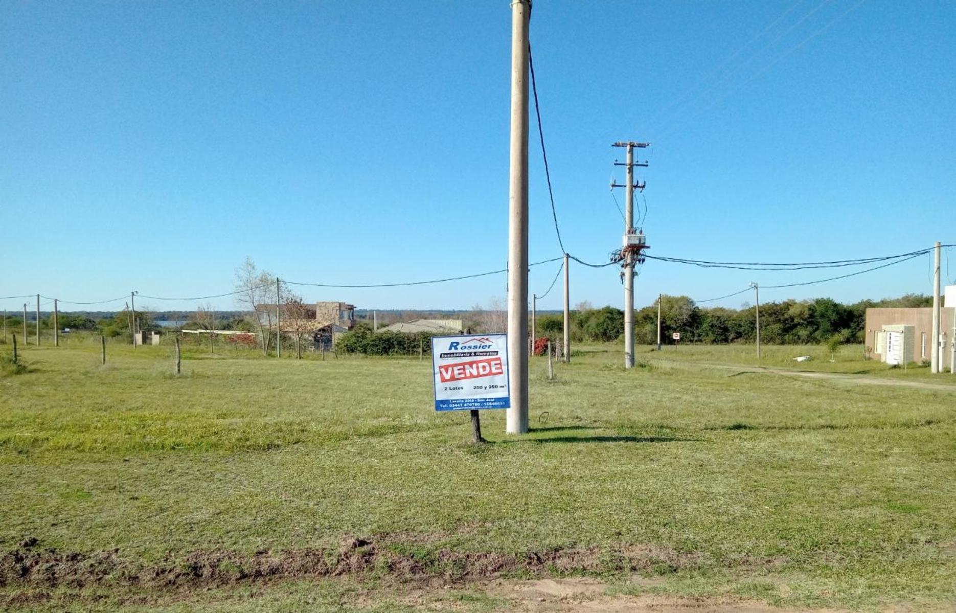 Venta 2 lotes termas San José