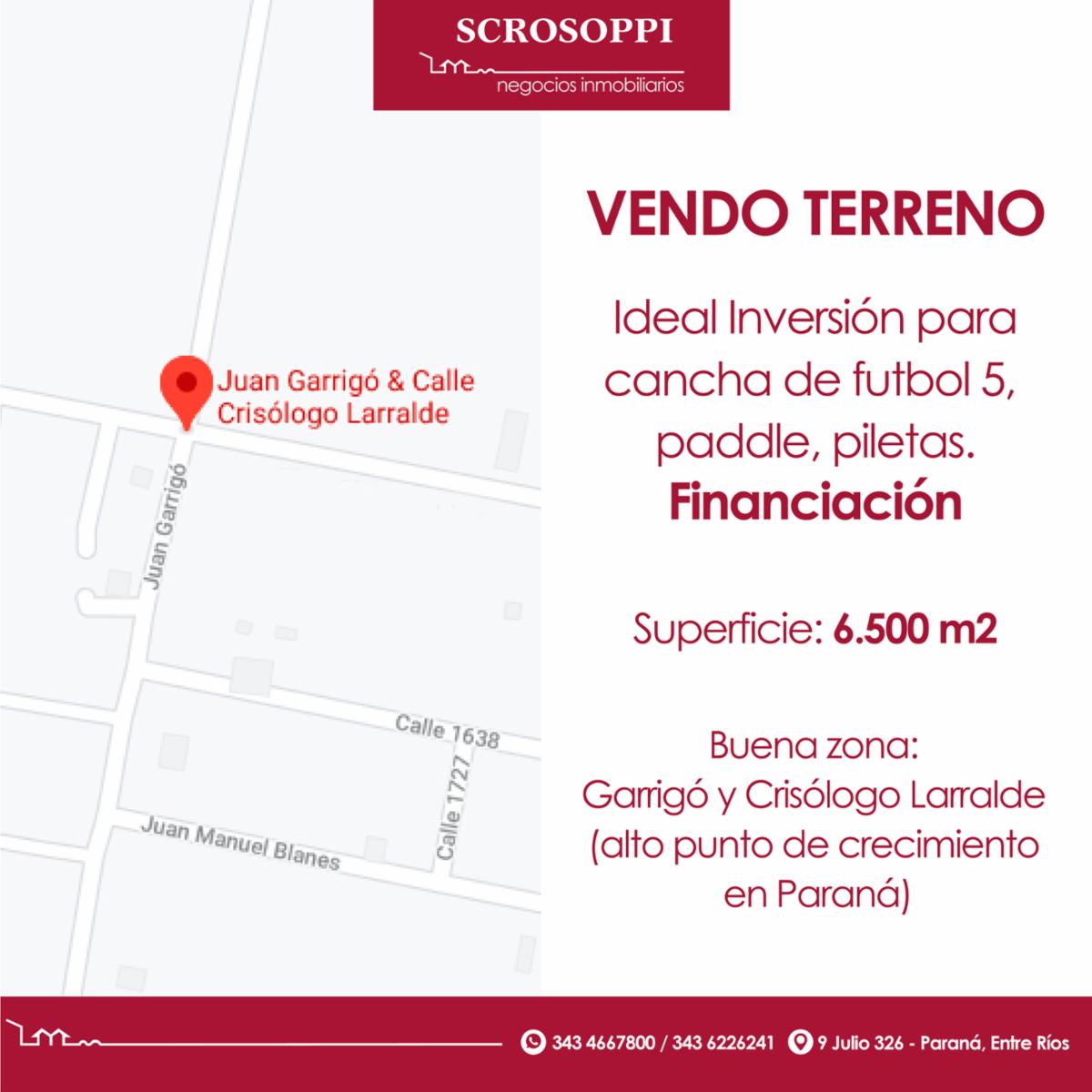 VENDO TERRENO - FINANCIACIÓN