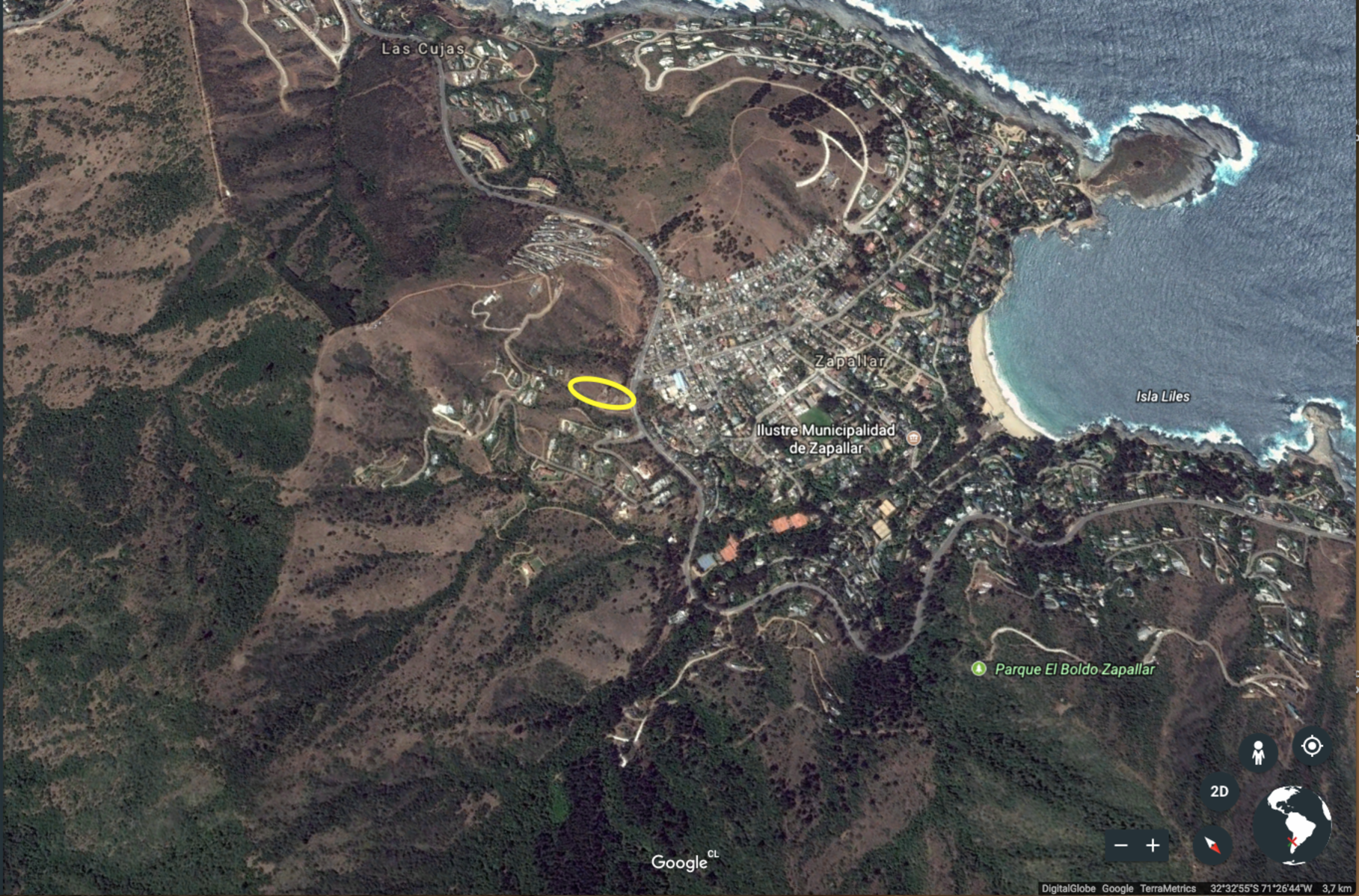 Parcela en Lomas de Zapallar con vista al Mar