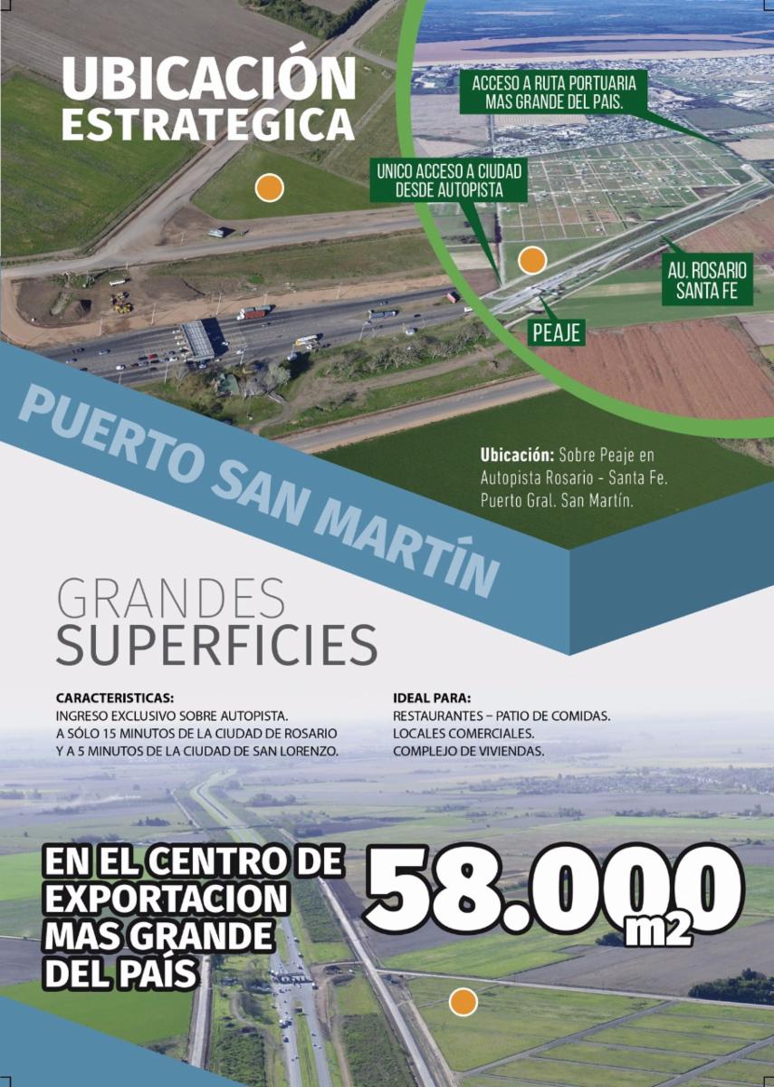 LOTE ESTRATEGICO JUNTO A PEAJE AU. ROSARIO - SANTA FE.