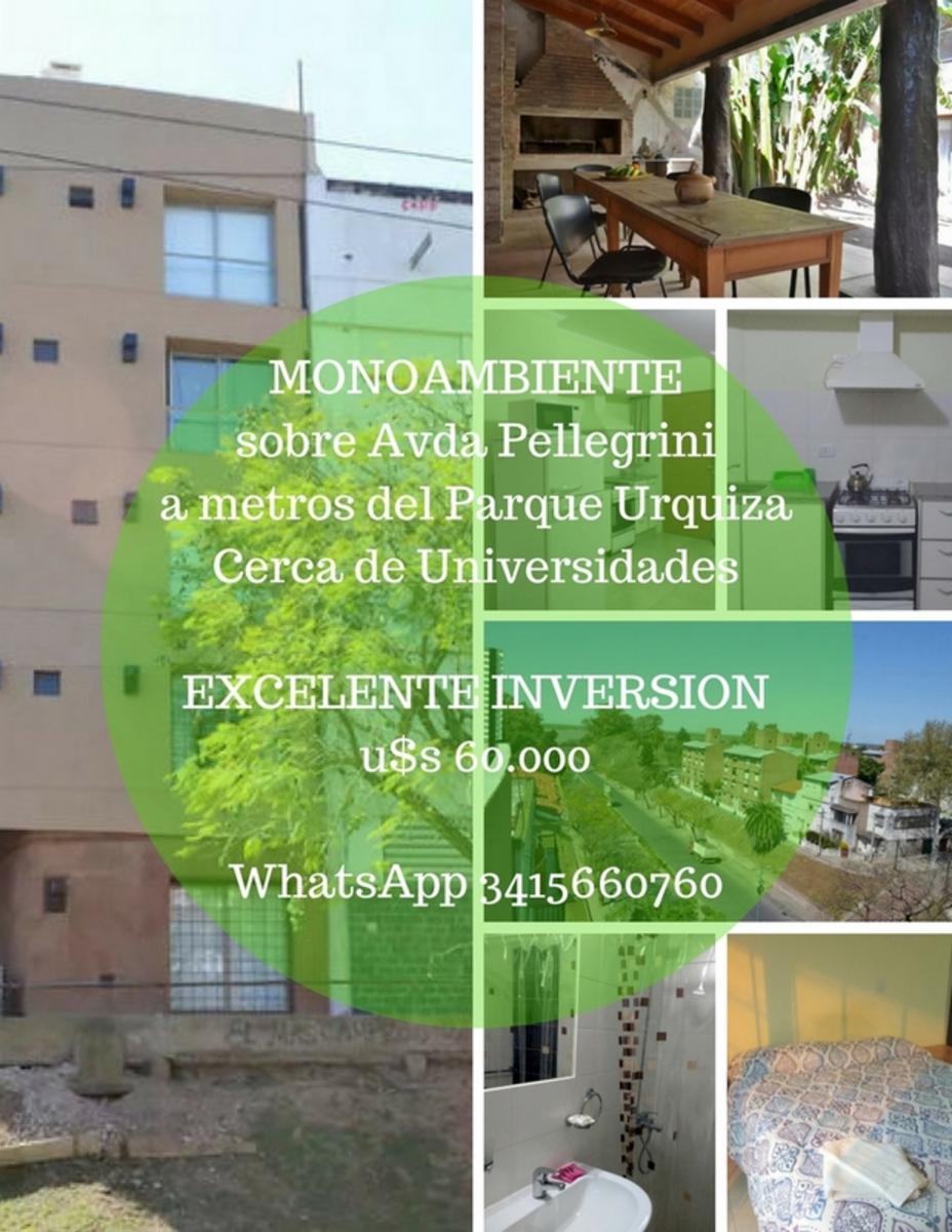 VENTA MONOAMBIENTE VISTA AVDA PELLEGRINI