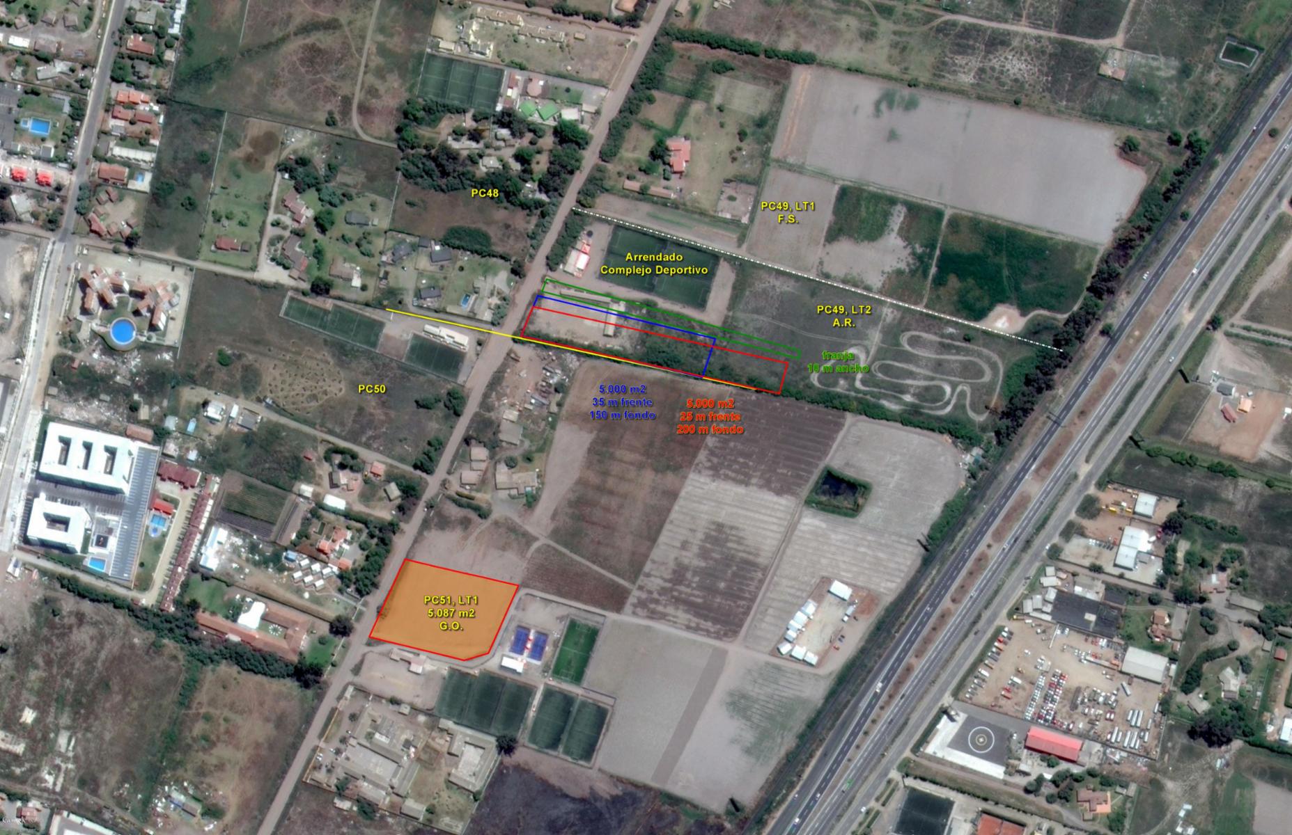 Hermosa Parcela de alta plusvalía a 500 mts de la Avda. del Mar