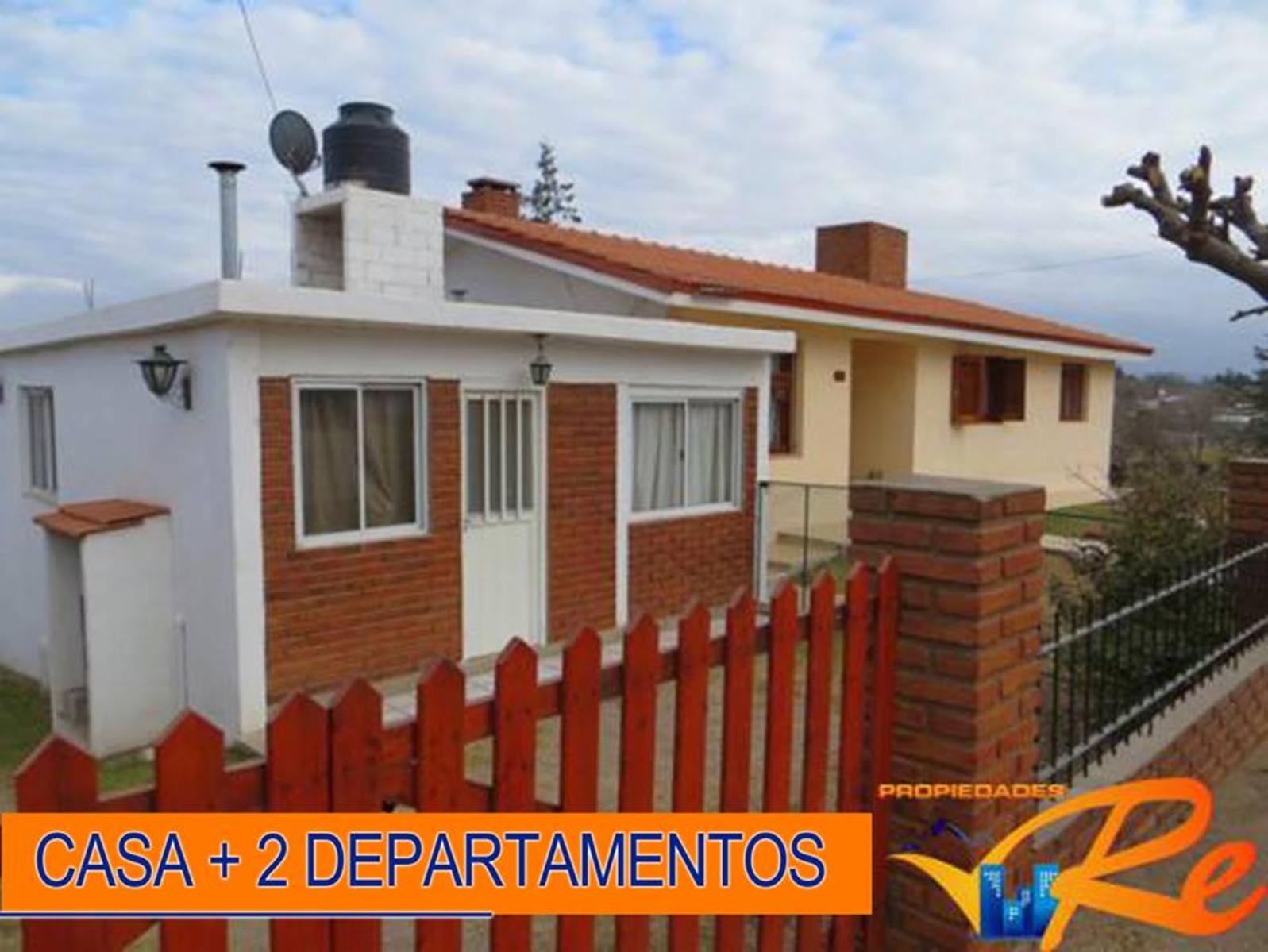 Villa Santa Cruz del Lago-Propiedad + 2 Departamentos