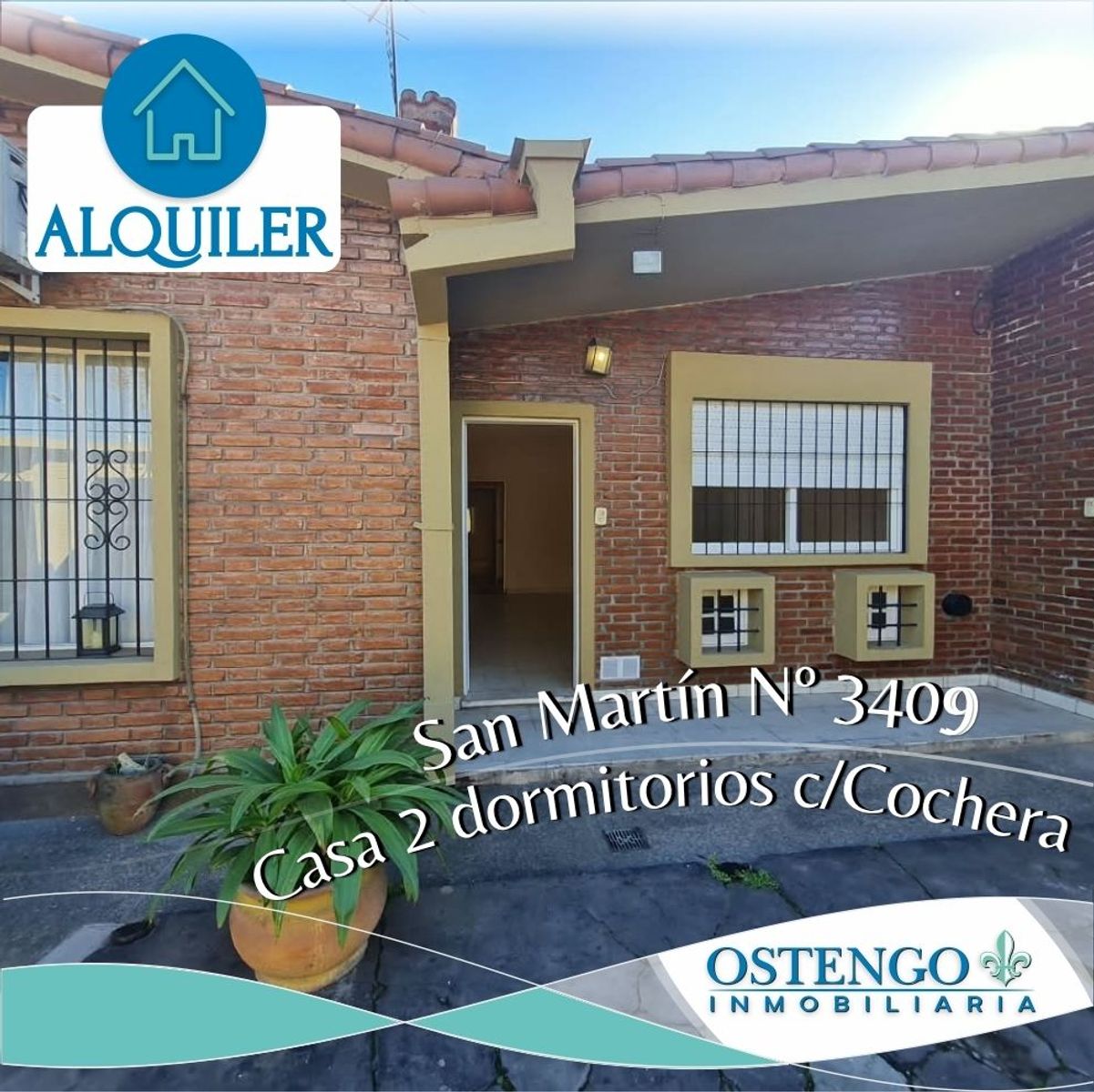 ALQUILER CASA-SAN MARTIN 3409
