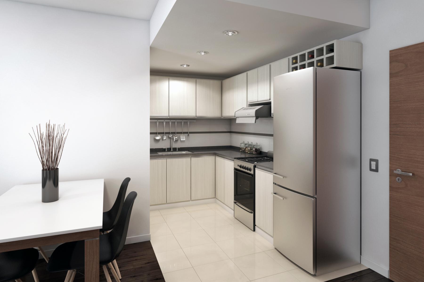 DPTO  2 AMB  AL FRENTE EN POZO CON COCHERA