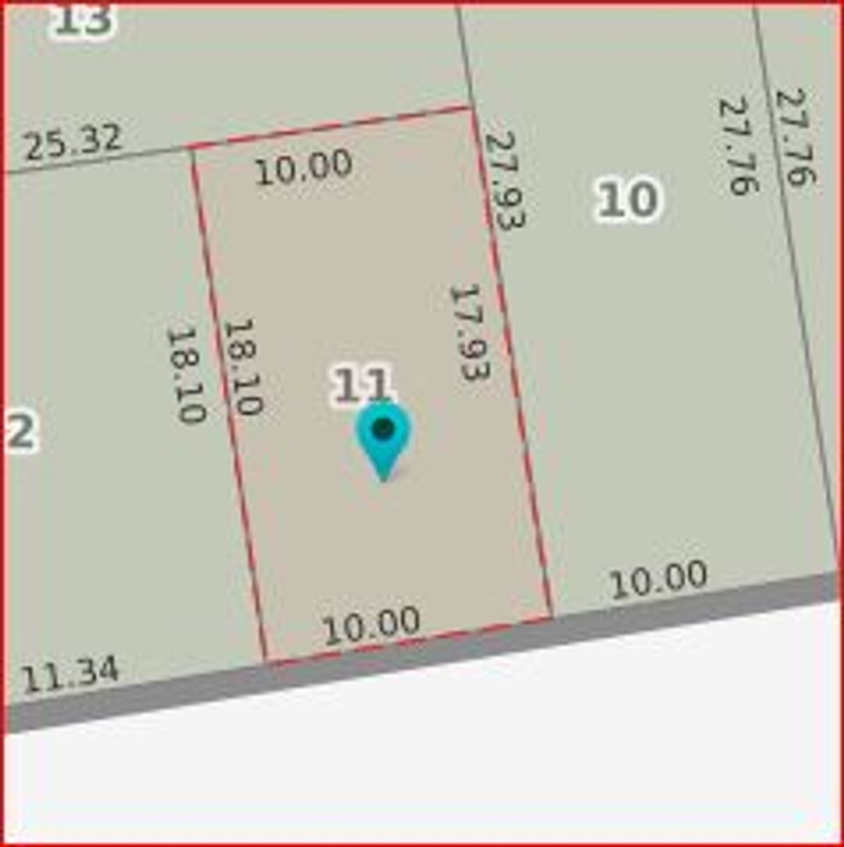 Planos de la propiedad