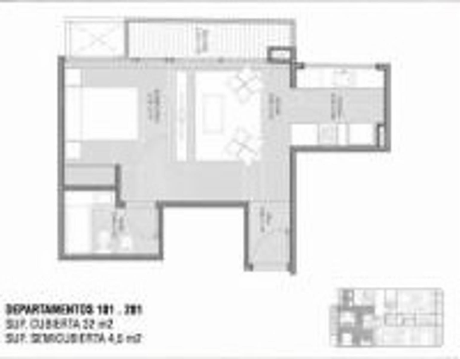MONO AMBIENTE DIVISIBLE FRENTE 2 PISO