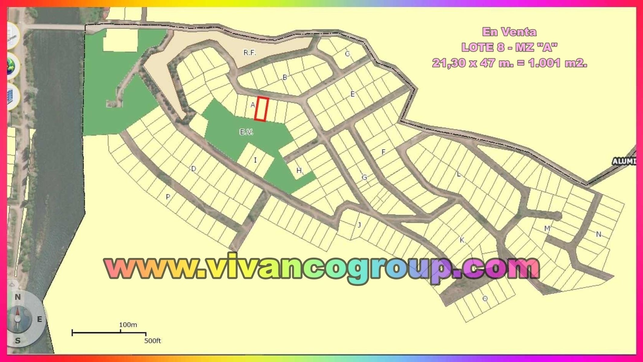 Lote 1000 m2. - Barrio La Aldea - Localidad de Aluminé - Provincia de Neuquén