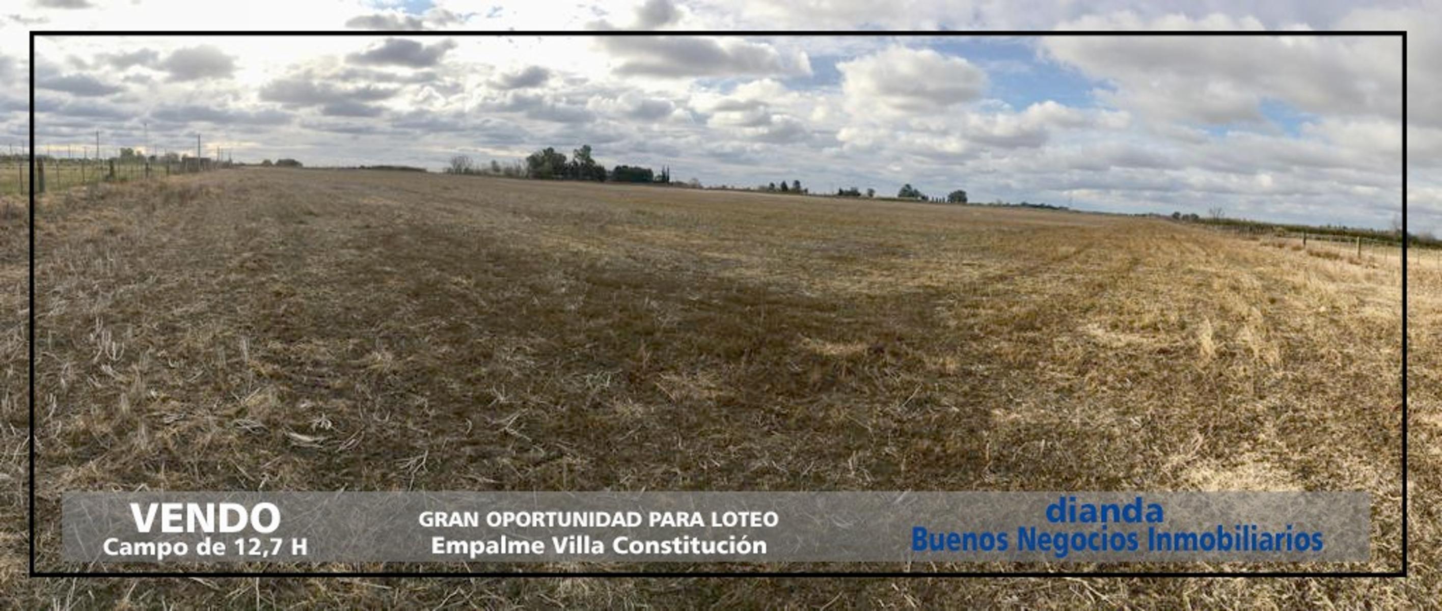 Oportunidad - 12 hectareas listas para Lotear en Empalme Villa Constitucion