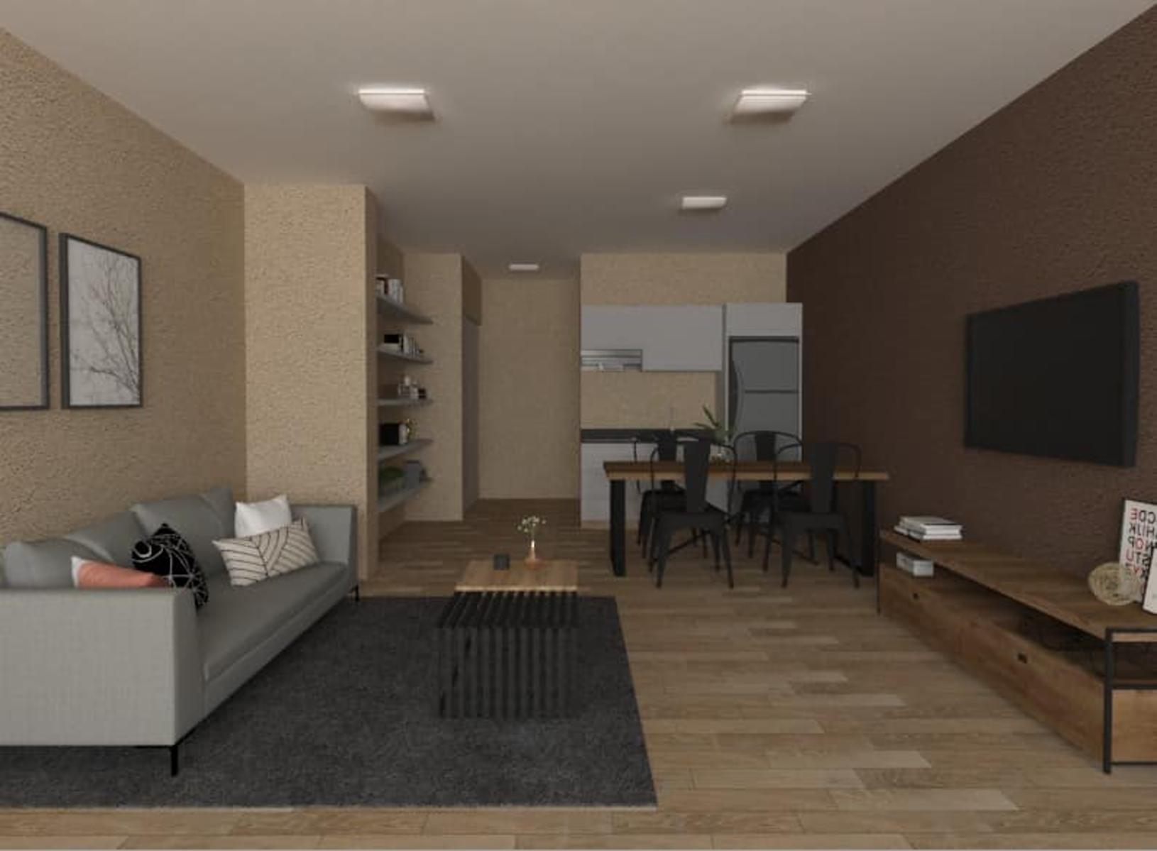 Alquiler Departamento PH frente Monoambiente 33 m2 a estrenar sin expensas en Merlo Sur