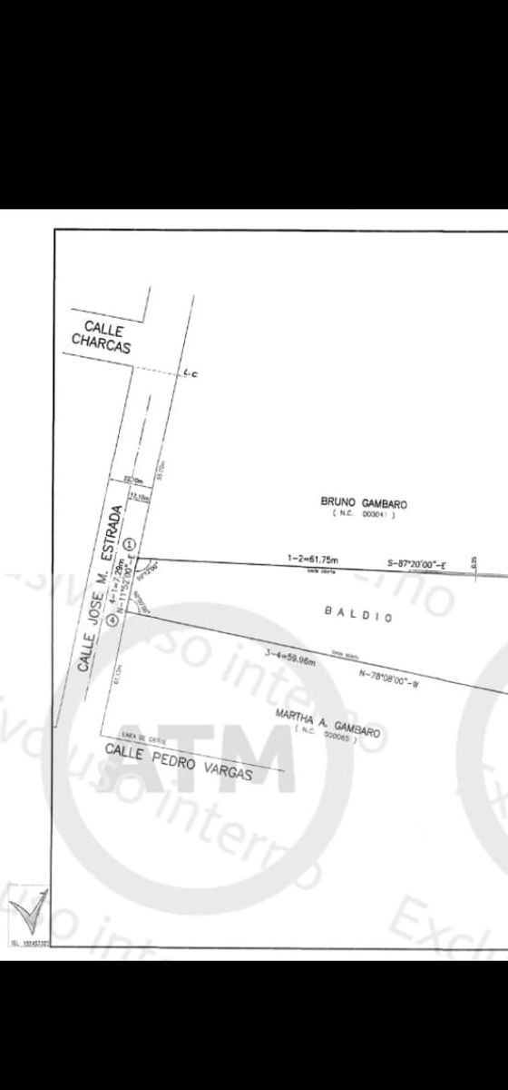 GRAN LOTE  Estrada y Pedro vargas  736.50 m2 Ideal Desarrollos USD90.000 Listo Escritura