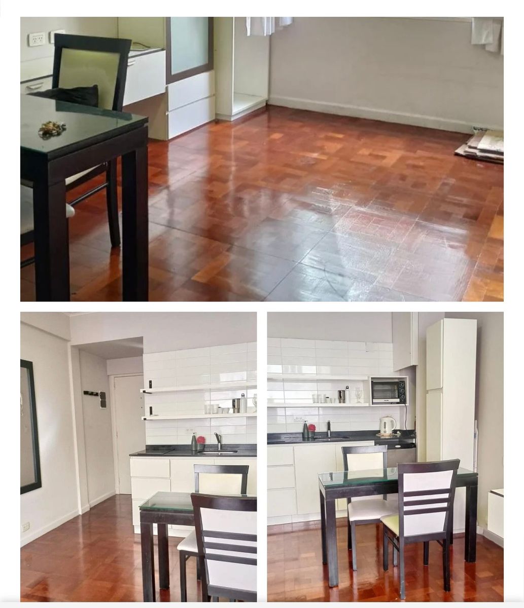 Monoambiente Recoleta Edif Tradicional al frente luz