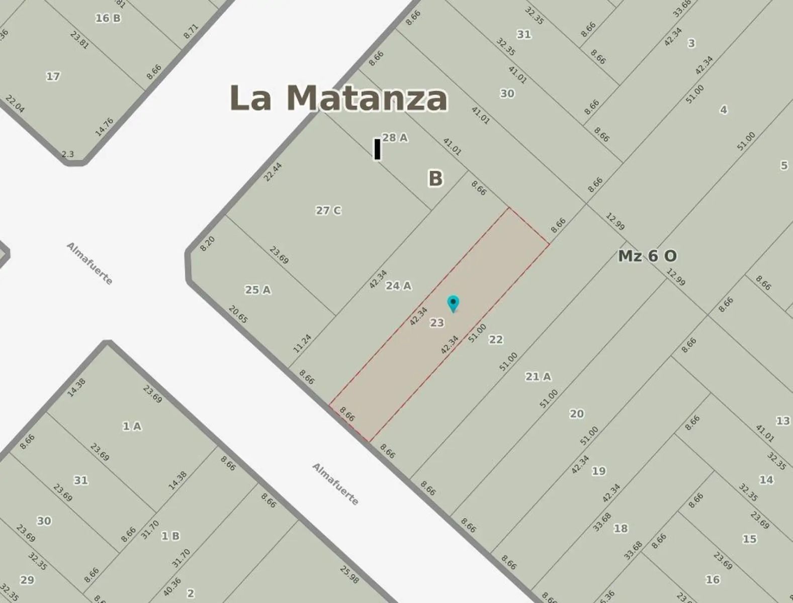 Planos de la propiedad