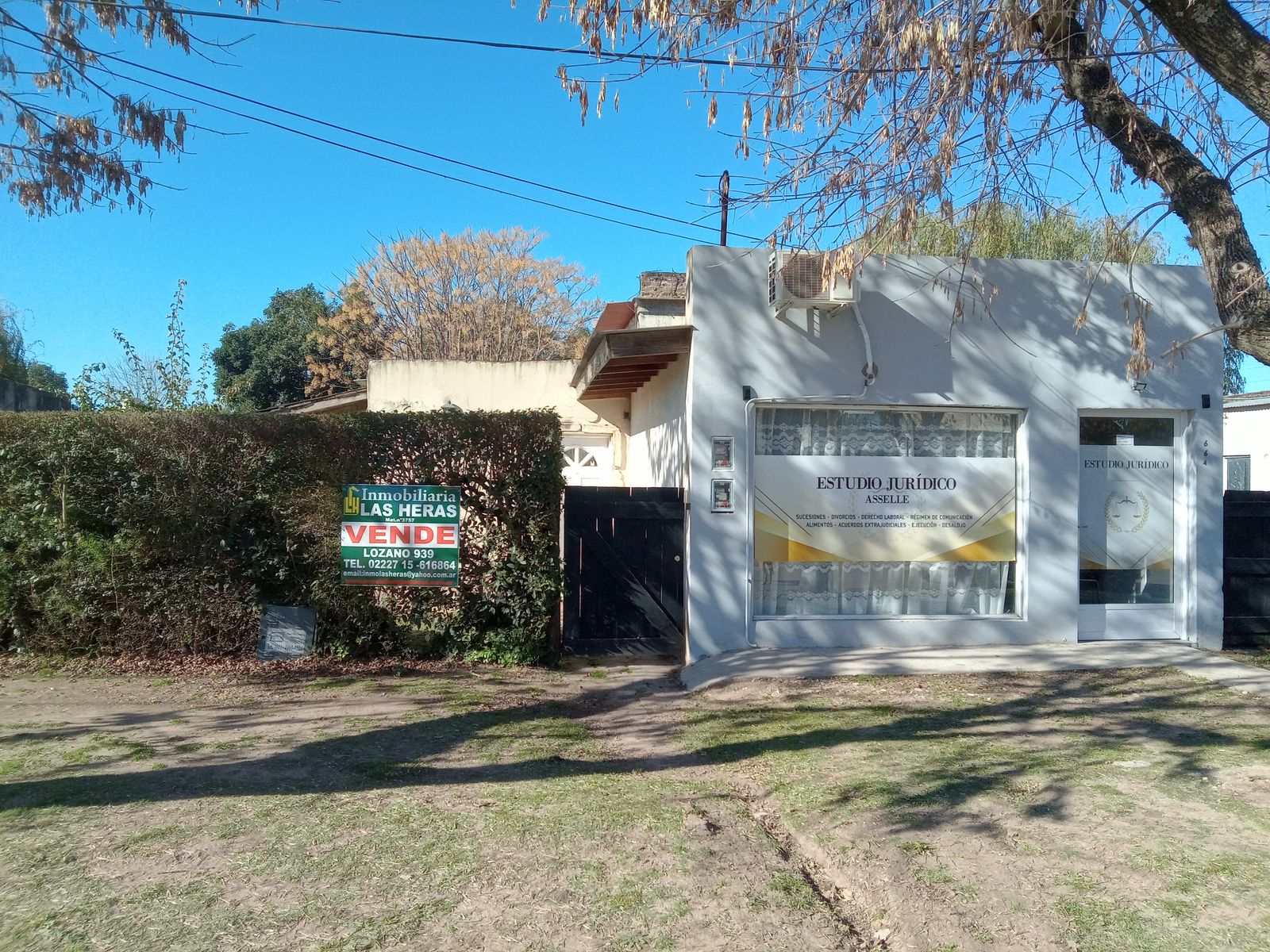 Muy buena inversión Vivienda sobre pavimento, con local y departamento al fondo