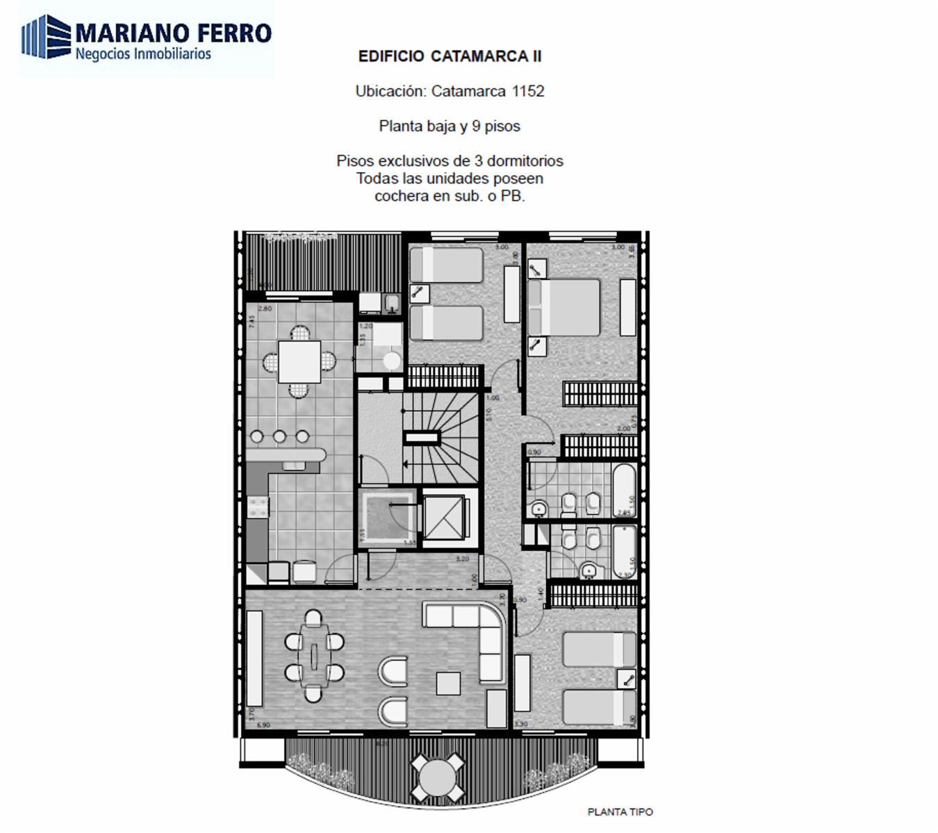 Piso Exclusivo. Catamarca 1152