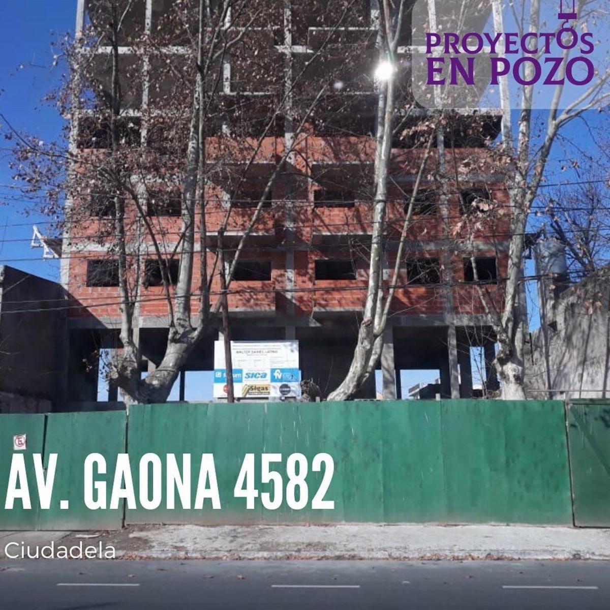 DEPARTAMENTOS CONSTRUCCIÓN EDIFICIO GAONA 4582 ENTREGA 2022