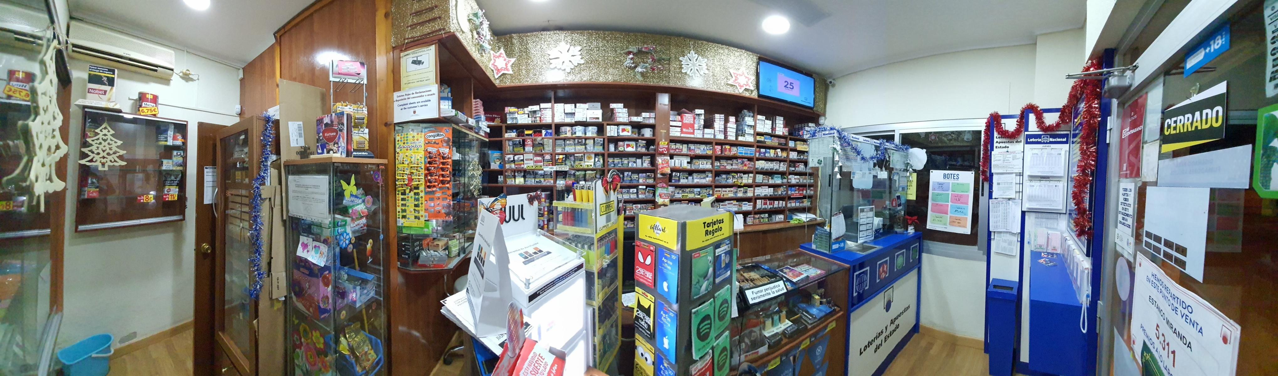 Estanco en provincia de Murcia