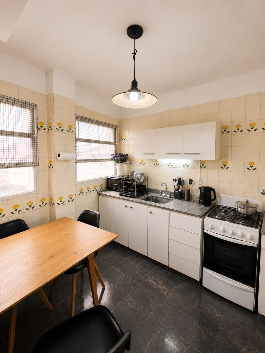 3 AMB CON BALCON CORRIDO - COC COMEDOR. BAÑO Y TOILLETE