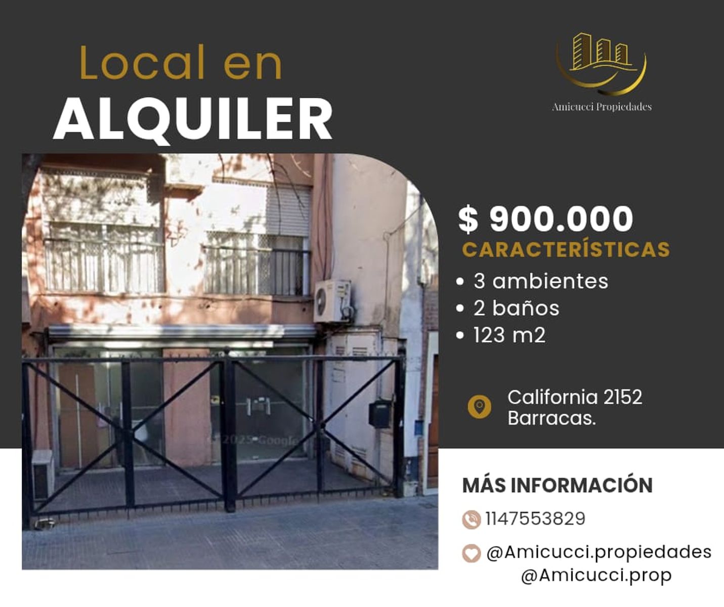 Alquiler Local Comercial. Zona Barracas.