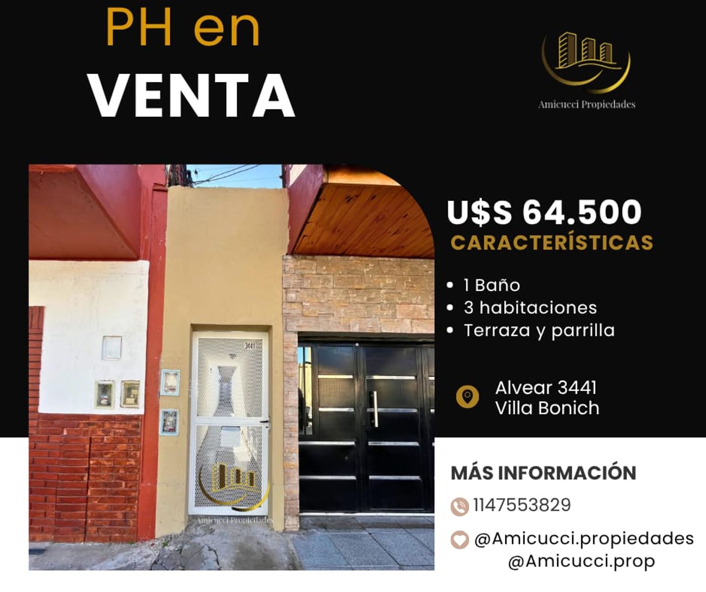 Venta Ph 4 Ambientes. Zona Villa Bonich