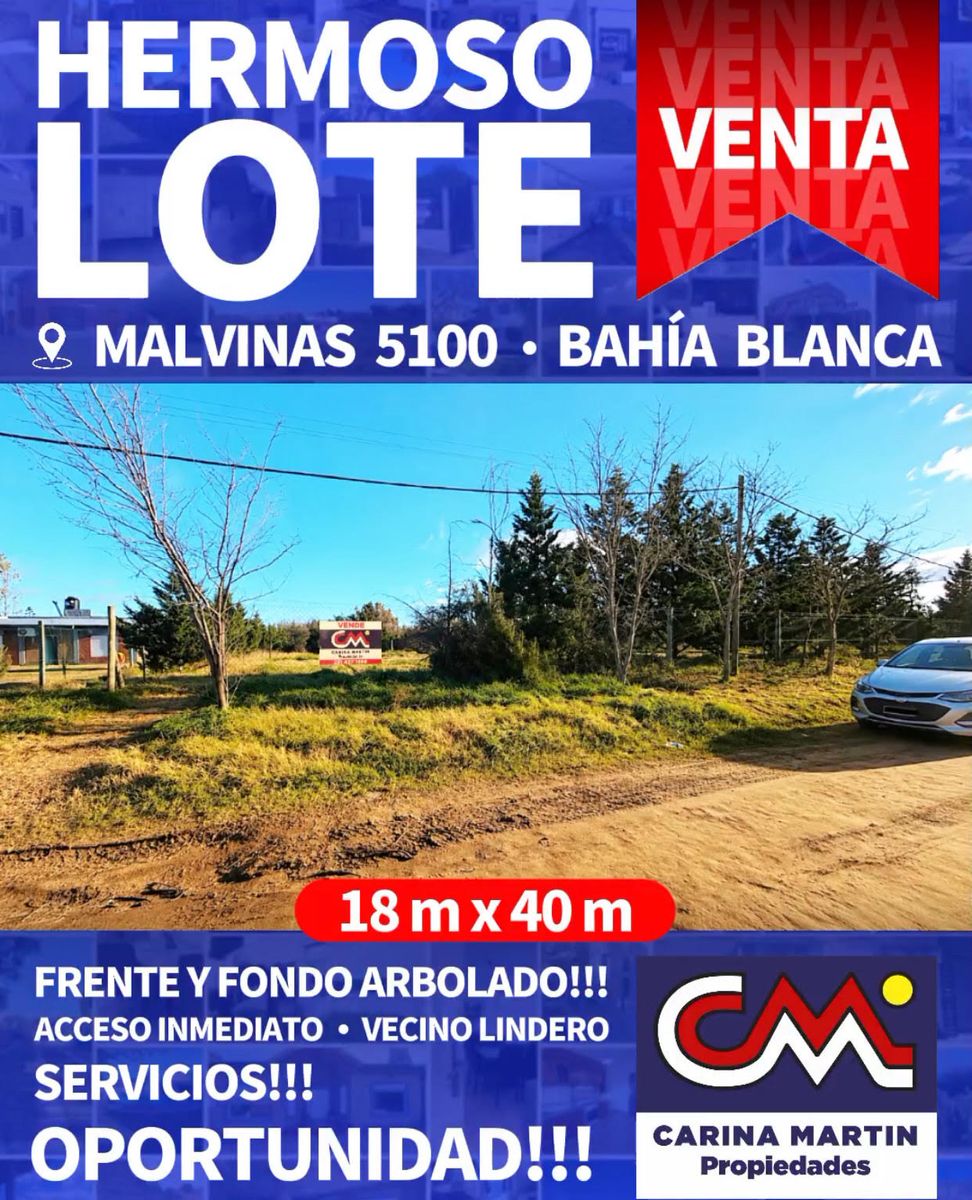 VENTA DE HERMOSO LOTE ARBOLADO EN BARRIO BORDEAU Y DON RAMIRO